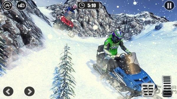 四轮雪地摩托车最新版下载,四轮雪地摩托车,飙车游戏,竞速游戏